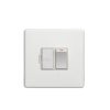 Eurolite Ecwswfw 13Amp Switched Fuse Spur Flat Concealed White Plate White Rocker