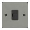 Eurolite Efbnuswfbnb 13Amp Unswitched Fuse Spur Enhance Flat Black Nickel Plate Matching Black Trim