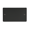 Eurolite Efmb2Bmbb Double Blank Plate Matt Black Flatplate Range