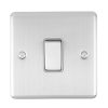 Eurolite En20Aswssg 1 Gang 20Amp Dp Switch Satin Enhance Range Grey Trim