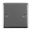 Eurolite EN1BBN Single Blank Plate Black Nickel Enhance Range