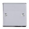 Eurolite EN1BPC Single Blank Plate Polished Chrome Enhance Range