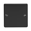 Eurolite En1Bmbb Single Blank Plate Matt Black Enhance Range