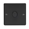 Eurolite EN1DLEDMB 1 Gang 400W/LED 2-Way Dimmer Switch Matt Black Enhance Range