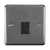 Eurolite En1Slbnb Slave Telephone Socket Black Nickel Enhance Range Black Trim