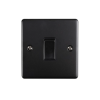 Eurolite En20Aswmbb 1 Gang 20Amp Dp Switch Matt Black Enhance Range Black Trim