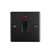 Eurolite En20Aswnmbb 1 Gang 20Amp Dp Switch With Neon Matt Black Enhance Range Black Trim