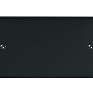 Eurolite En2Bmbb Double Blank Plate Matt Black Enhance Range