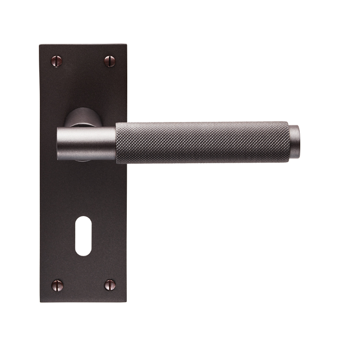 CARLISLE BRASS - EUL051MBRZ VARESE LEVER ON BACKPLATE - LOCK 57MM