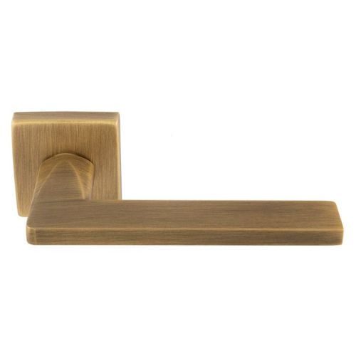 Carlisle Brass Volta Door Handle On Concealed Square Rose - Antique Brass EUL110AB