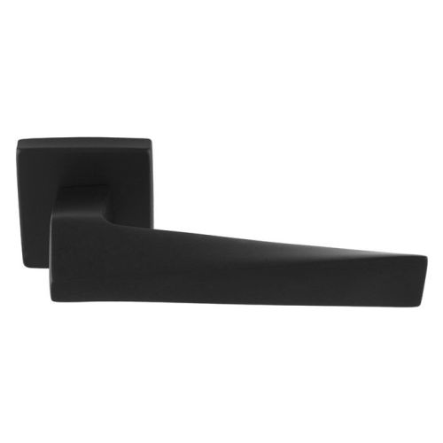 Carlisle Brass Bordo Door Handle On Concealed Square Rose - Matt Black EUL140MB