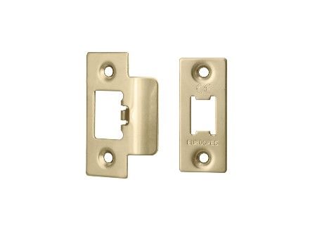 CARLISLE BRASS - FSF5009PVD FOREND STRIKE & FIXING PACK TO SUIT HEAVY DUTY TUBULAR LATCH