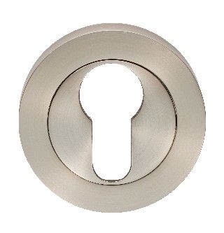 CARLISLE BRASS - GK4001SN-BP ESCUTCHEON - EURO PROFILE ON CONCEALED FIX ROUND ROSE SATIN NICKEL