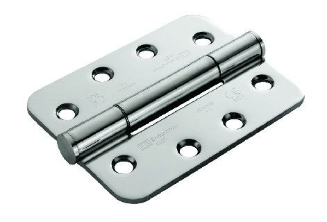 CARLISLE BRASS - H3N1207-14BSS-R CE14 100 X 75 X 3MM CONCEALED BEARING TRIPLE KNUCKLE HINGE - RADIUS