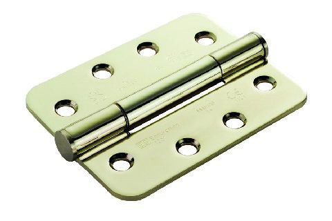 CARLISLE BRASS - H3N1207-14PVD-R CE14 100 X 75 X 3MM CONCEALED BEARING TRIPLE KNUCKLE HINGE - RADIUS