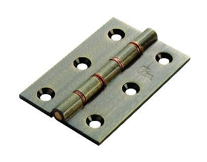 CARLISLE BRASS - HDPBW21FB-BP 76 X 50 X 2.5MM DOUBLE PHOSPHOR BRONZE WASHERED BUTT HINGE