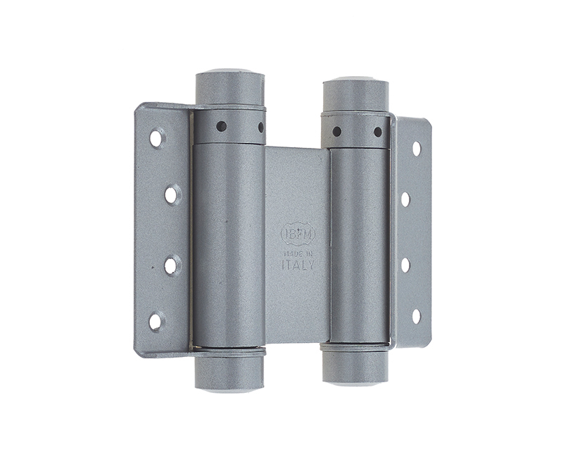 Silver 100mm D/A Spring Hinge