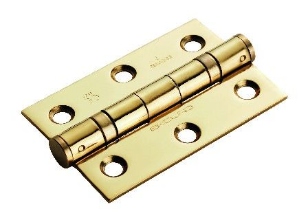 CARLISLE BRASS - HIN1322-7PVD EUROSPEC 76 X 51 X 2MM BALL BEARING HINGE - GRADE 7