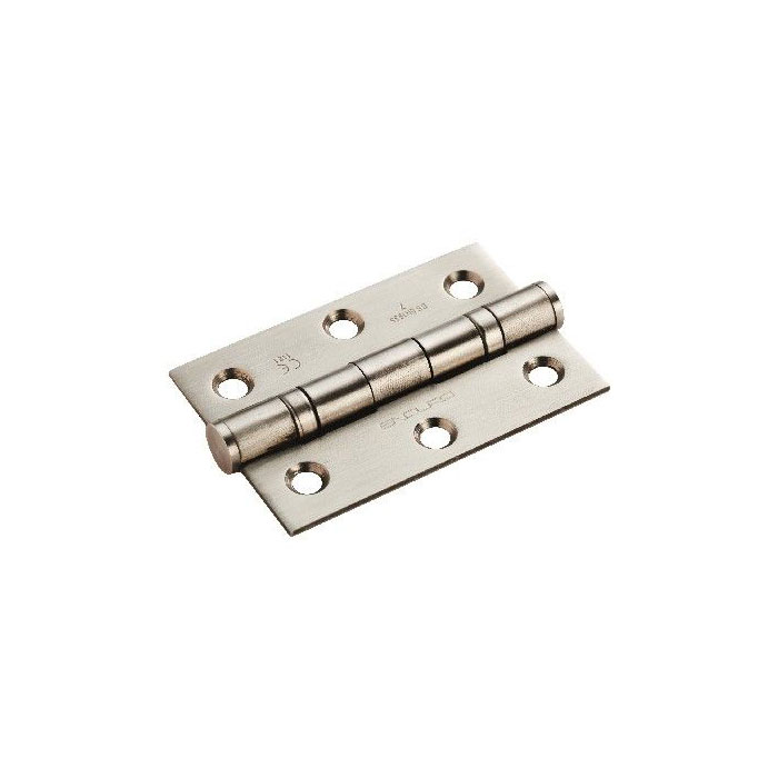 CARLISLE BRASS - HIN1322SSS-BP EUROSPEC 76 X 51 X 2MM BALL BEARING HINGE - GRADE 7