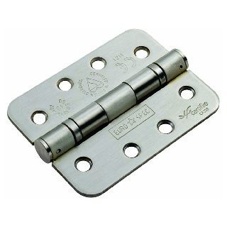 CARLISLE BRASS - HIN1433-13SSS-R 102MM X 76MM X 3MM BALL BEARING HINGE - GRADE 13 - RADIUS