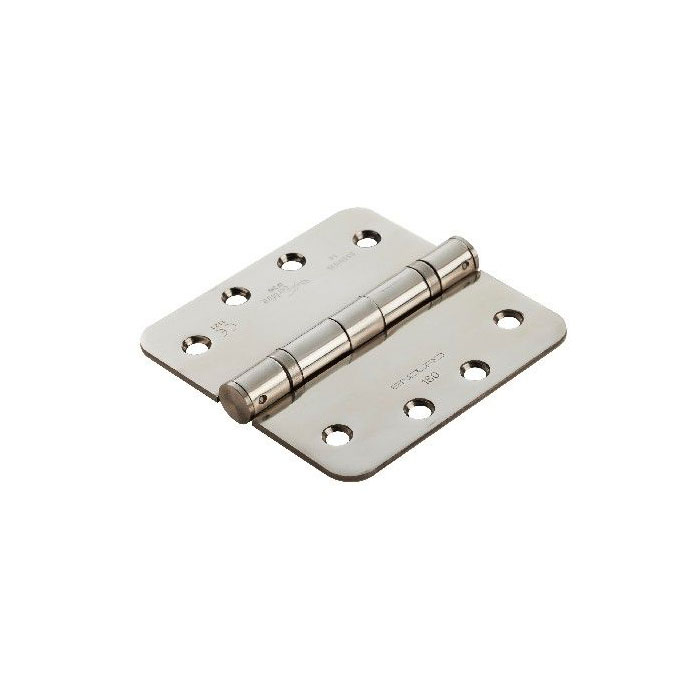 CARLISLE BRASS - HIN1443-14BSS-R CE14 4 X 4 X 3 BALL BEARING 5 KNUCKLE HINGE ( RADIUS)