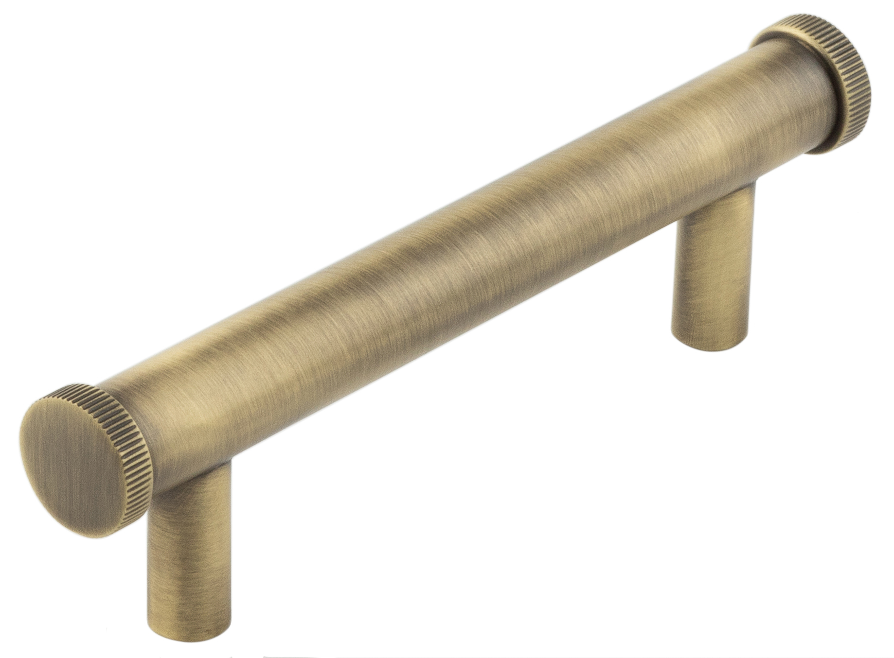 Thaxted AB 96mm Line Knurled End Caps Cabinet handles