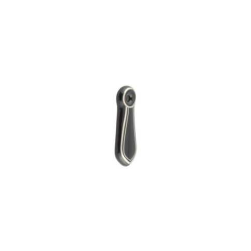 Frelan Black Silverline Escutcheon JC83 Porcelain 63mm