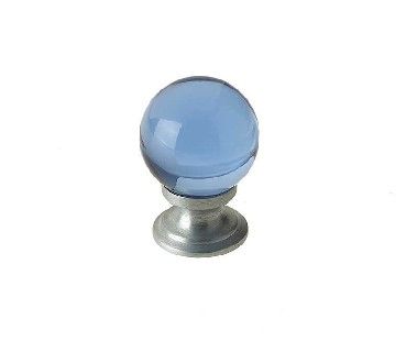 Frelan - JH1207-30SC 30MM Blue Plain Glass Cupboard Knob