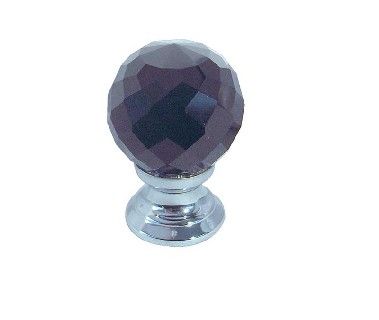 Frelan - JH1257-30PC 30MM Black Faceted Cupboard Knob