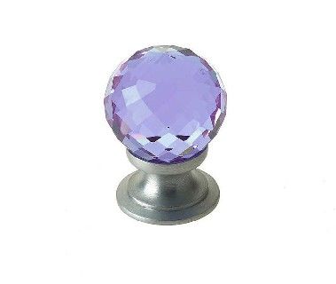 Frelan - JH1260-25SC 25MM Purple Faceted Cupboard Knob