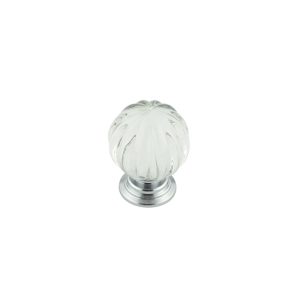 25mm Polished Chrome Pumpkin Ball Cupboard Knob