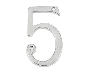 Frelan - JNSC-5 75MM Screw Fix Numerals Satin Chrome