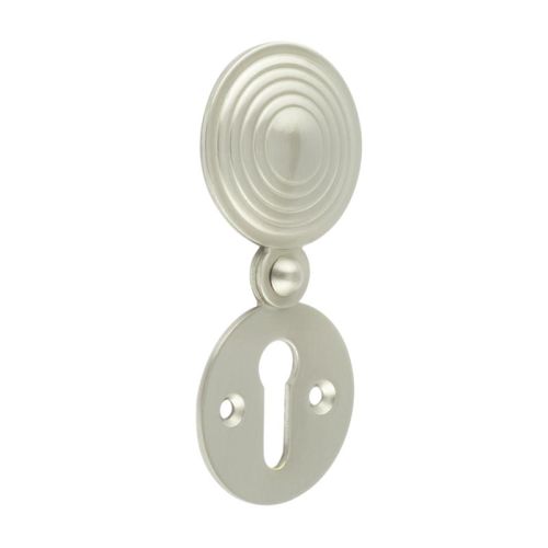 Frelan 32mm dia SN Reeded escutcheon JR9SN Satin Nickel