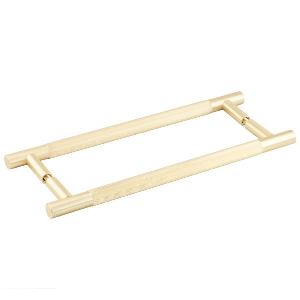 Bari Pull Handles 300mm Satin Brass Back to Back