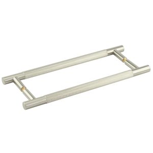 Bari Pull Handles 300mm Satin Nickel Back to Back