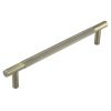 Venice Linear Knurled 300x19mm Antique Brass Pull Handle