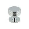 Ribbon Polished Chrome Mortice Knob