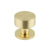 Ribbon Satin Brass Mortice Knob