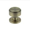 Step Antique Brass Mortice Knob