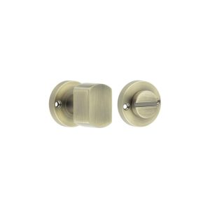 Contemporary Antique Brass Turn & Release for Mortice Knobs