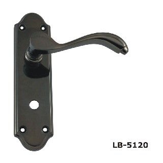 LB-5120Black/Nickel Lever on Back Plate