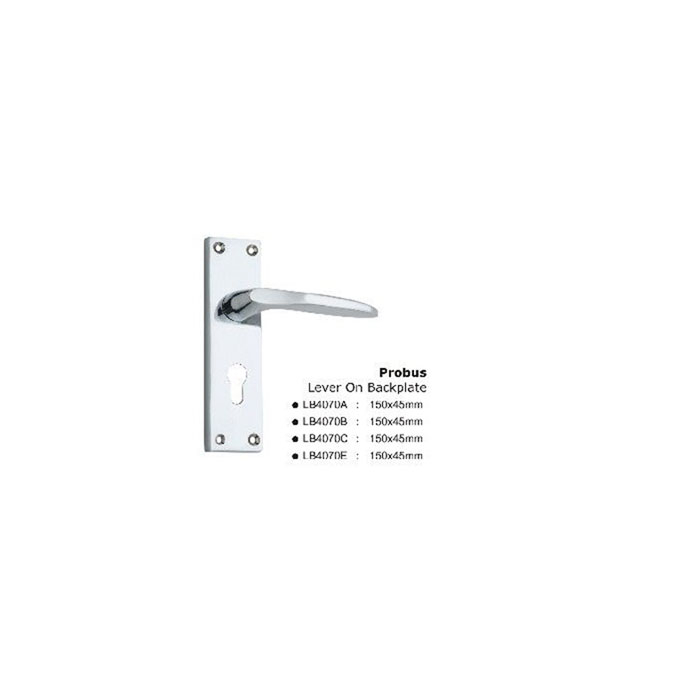 LB4070BCP Lever on Back Plate Probus