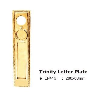 LP415PB Trinity Letter Plate