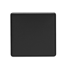 Eurolite Mb1B Single Blank Round Edge Matt Black Plate