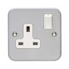 Eurolite Mc1Sow 1 Gang 13Amp Dp Switched Socket Metal Clad