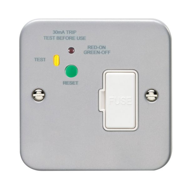 Eurolite Mc5033 13A Unswitched Fused Spur, Passive-30Ma Type A, Metal Clad