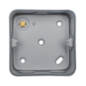 Eurolite Mc8014 40Mm 1 Gang Metal Clad Box With Terminal