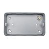 Eurolite Mc8024 40Mm 2 Gang Metal Clad Box With Terminal