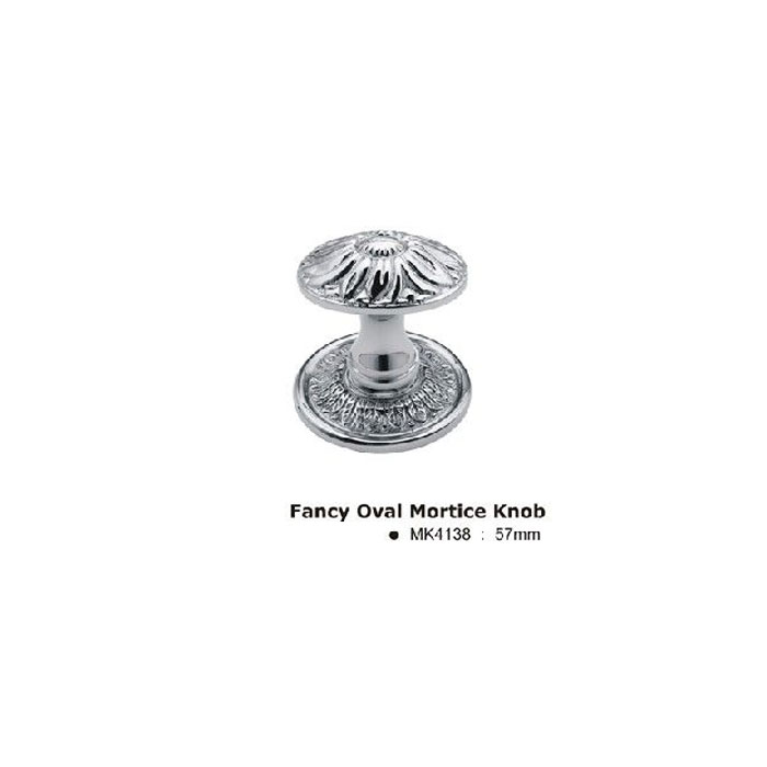 MK4138CP Fancy Oval Mortice Knob