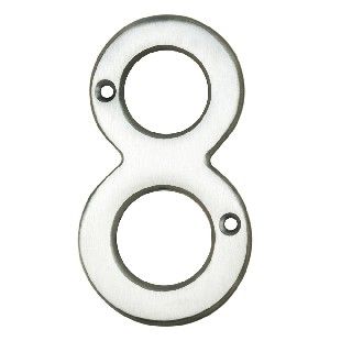 CARLISLE BRASS - N8CP-BP NUMERAL NO. 8